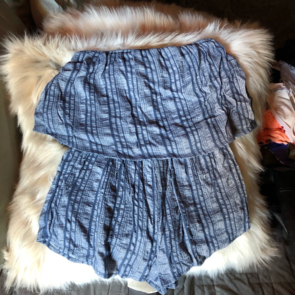Honey Punch Strapless Romper